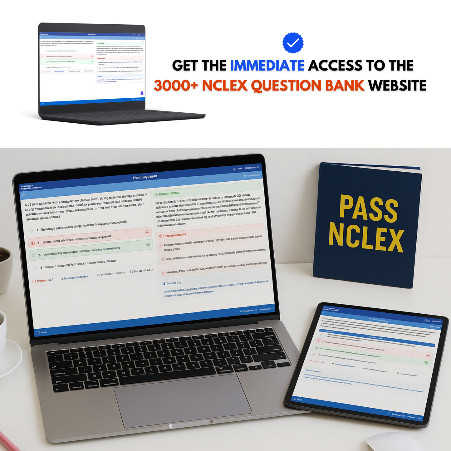 ๐ 3,000+ NCLEX Question Bank | NCLEX RN & PN Practice Test | High-Yield QBank with Rationales ๐ฉบ