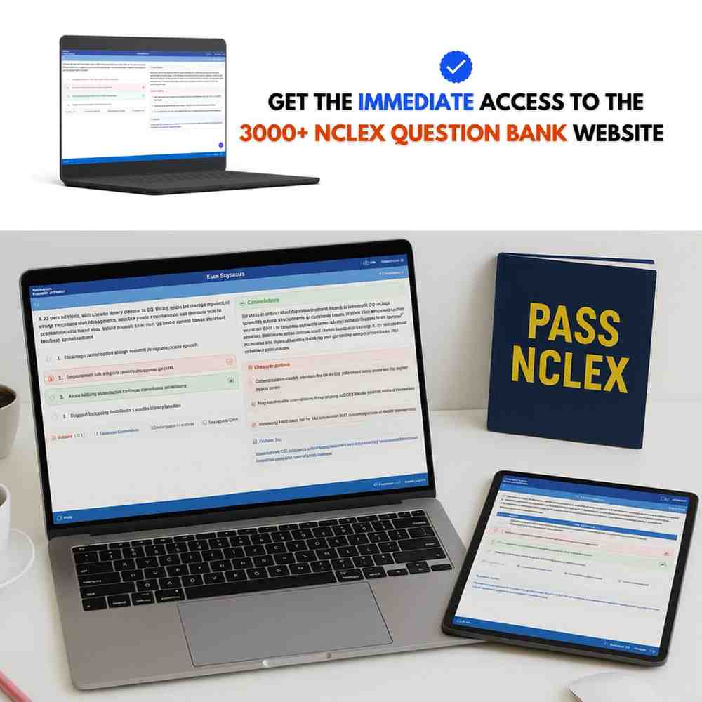 π 3,000+ NCLEX Question Bank | NCLEX RN & PN Practice Test | High-Yield QBank with Rationales π©Ί