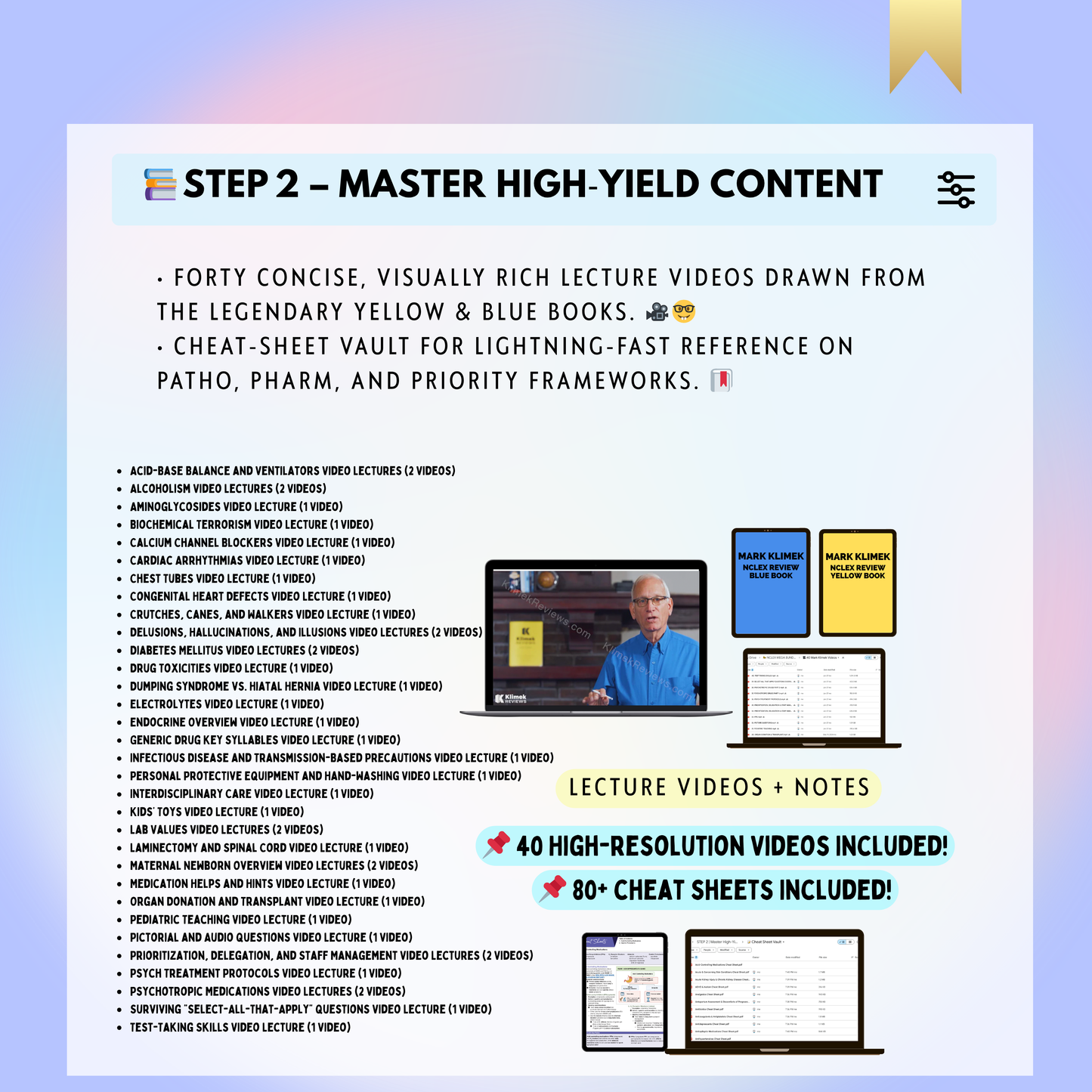 NCLEX FastTrack™ All‑in‑One Bundle — 5‑Step Study Roadmap with Personalized Planner, High‑Yield Lectures, 3 000 + CAT Q‑Bank & Crash Courses