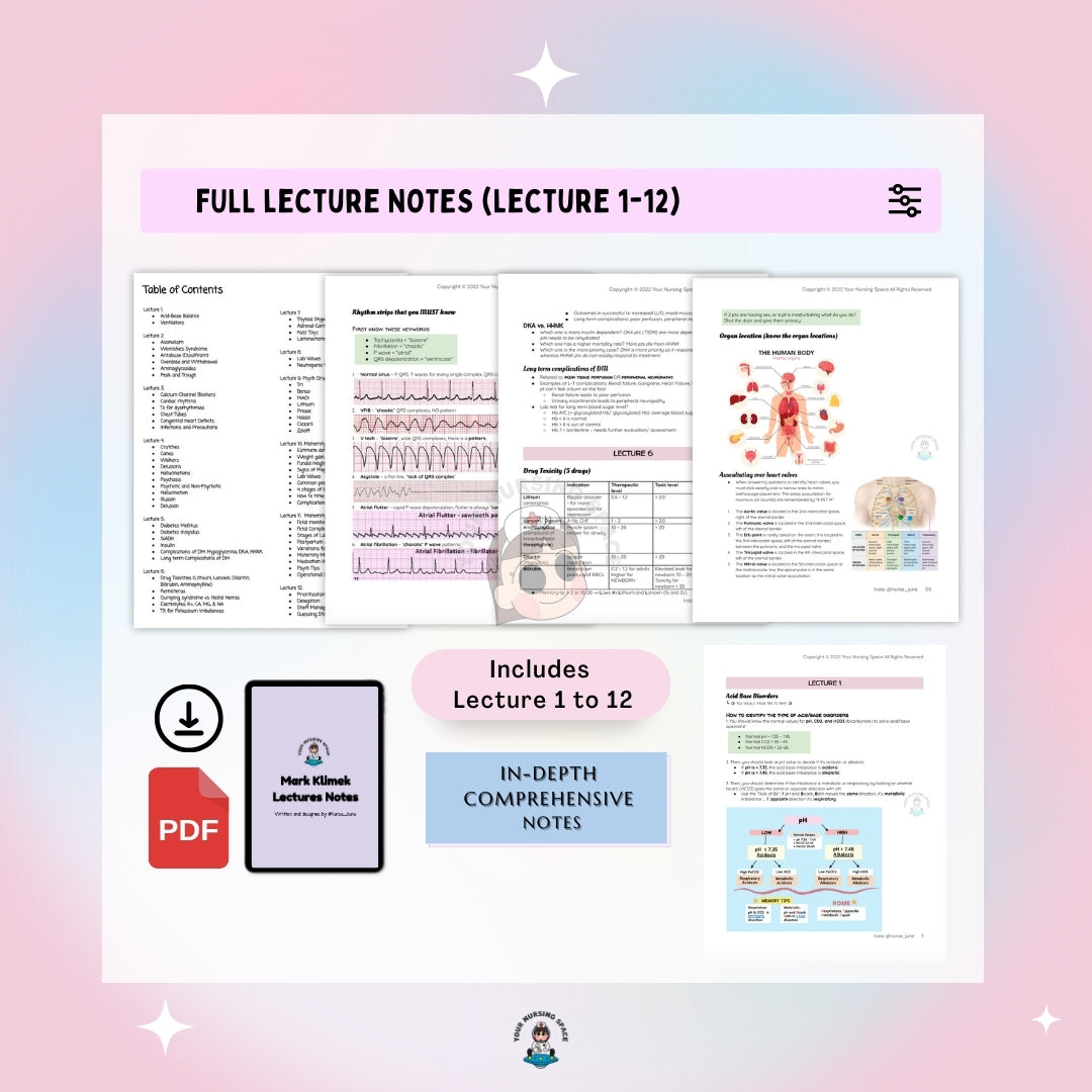 NCLEX Ultimate Bundle based on Mark Klimek | Blue, Yellow, Review Notes, and Bonus NCLEX prep Notes and links | Instant Access