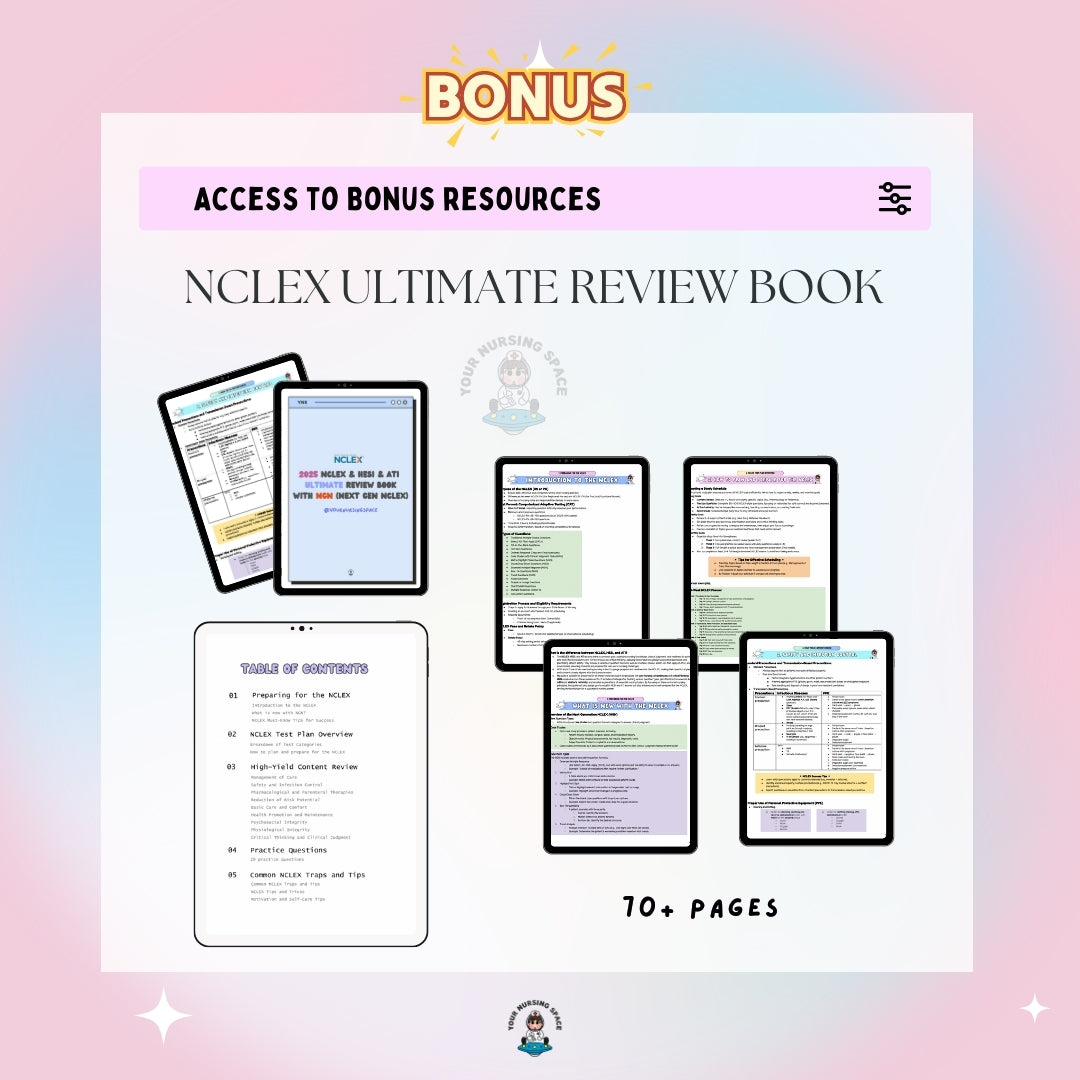 NCLEX Ultimate Bundle based on Mark Klimek | Blue, Yellow, Review Notes, and Bonus NCLEX prep Notes and links | Instant Access