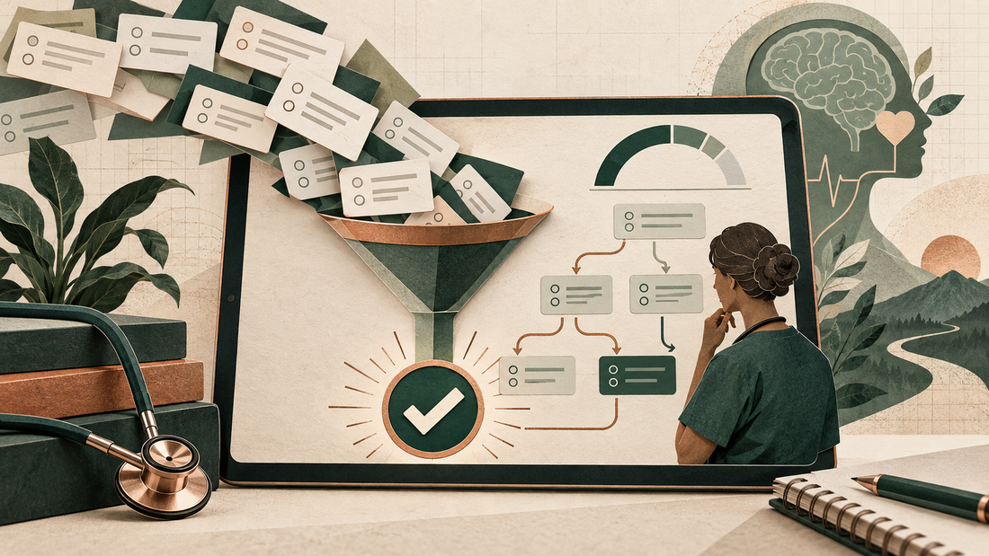 Best NCLEX question bank in 2026 illustrated as a focused digital practice dashboard