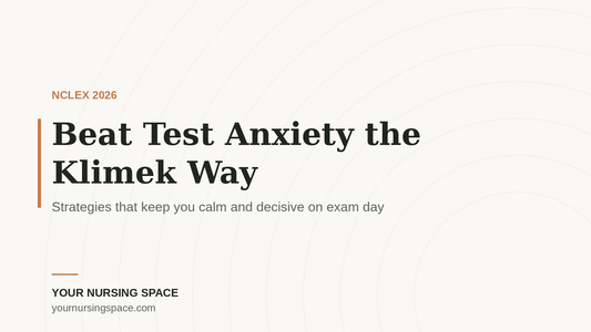 Beat NCLEX test anxiety using Mark Klimek strategies