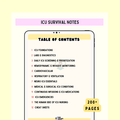 ICU equipment and ventilator basics visual guide - ICU Survival Book preview