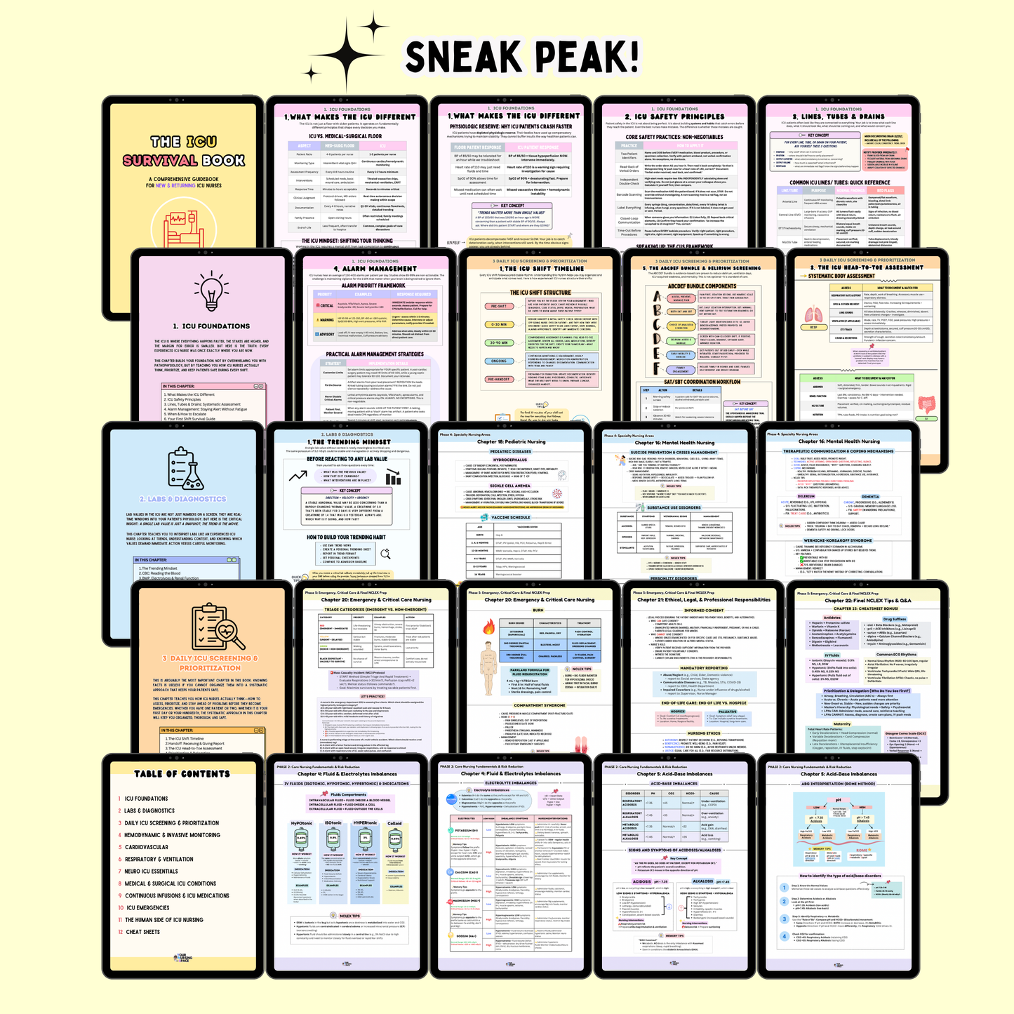 Sepsis bundles and shock management protocol - ICU Survival Book