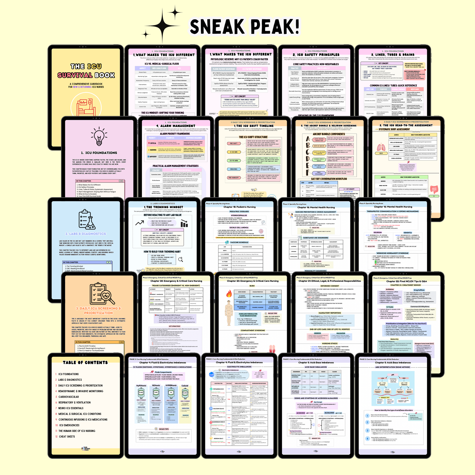 Sepsis bundles and shock management protocol - ICU Survival Book