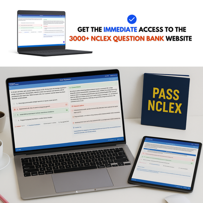 📚 3,000+ NCLEX Question Bank | NCLEX RN & PN Practice Test | High-Yield QBank with Rationales 🩺