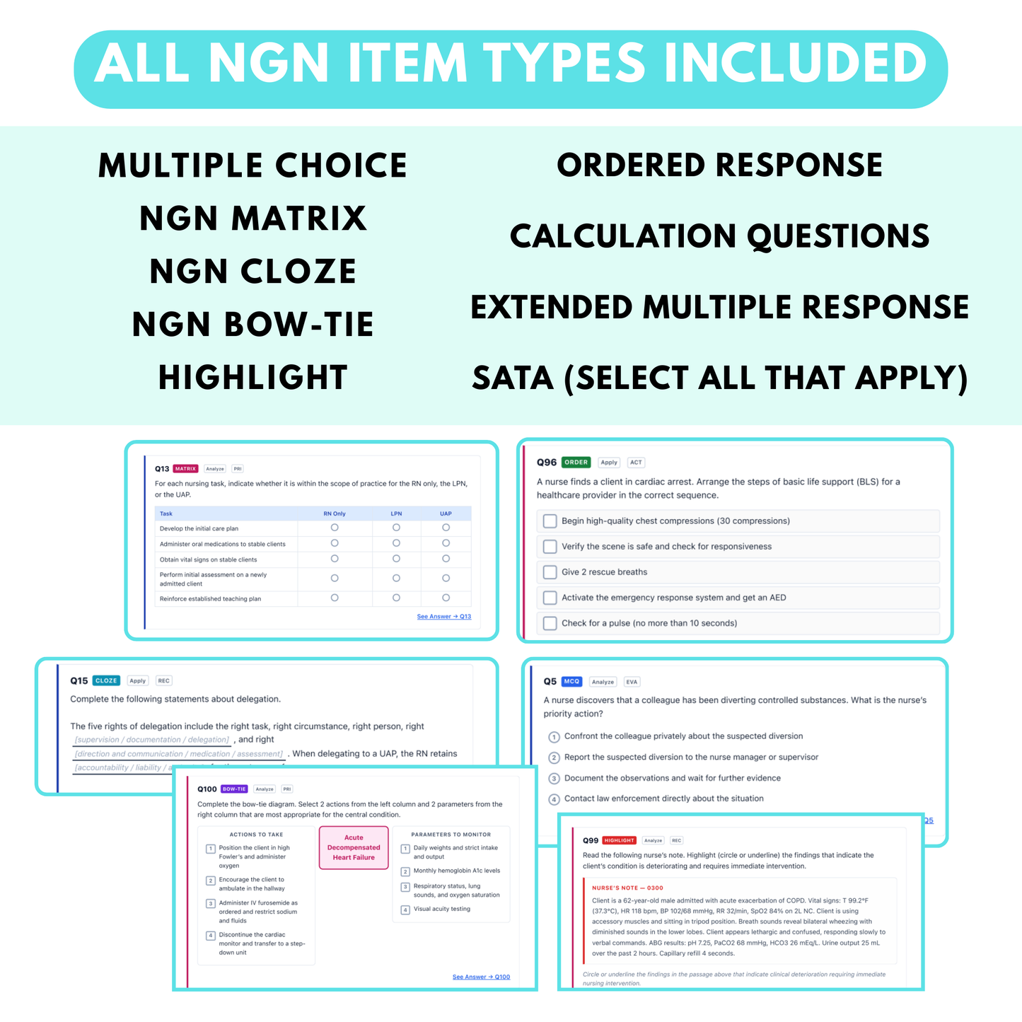 NCLEX-RN 2026 Practice Exam | 3000 Qestions | NGN Questions with Case Studies | Comprehensive Next Generation NCLEX Question Bank | PDF