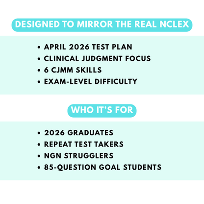 NCLEX-RN 2026 Practice Exam | 3000 Qestions | NGN Questions with Case Studies | Comprehensive Next Generation NCLEX Question Bank | PDF