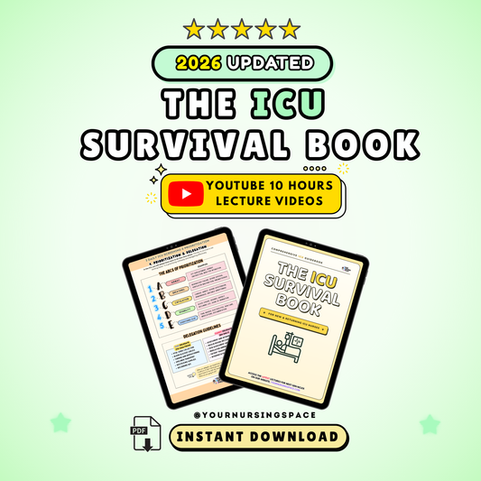 ICU Survival Book | The Ultimate Visual Critical Care Nursing Guide