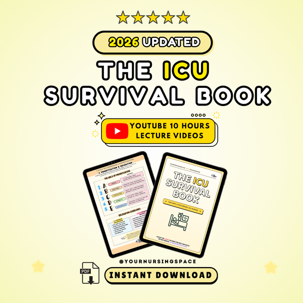 ICU Survival Book | The Ultimate Visual Critical Care Nursing Guide