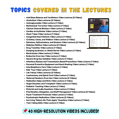 Mark Klimek 2026 NCLEX Review: Video Lectures + PDF Study Guides
