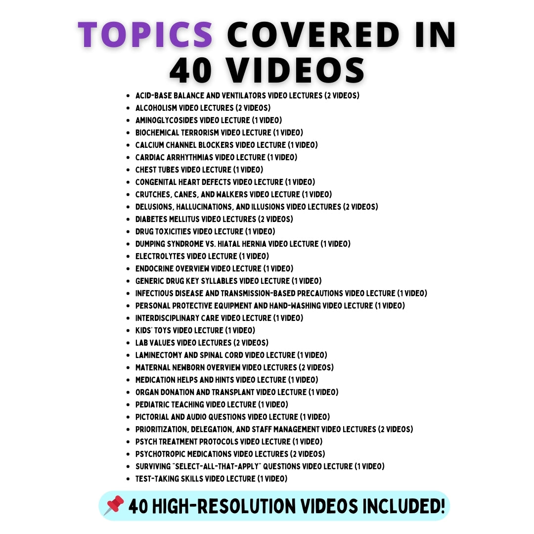 Mark Klimek 2025 Next Gen NCLEX MEGA Bundle - Latest Video Lectures & PDF Guides