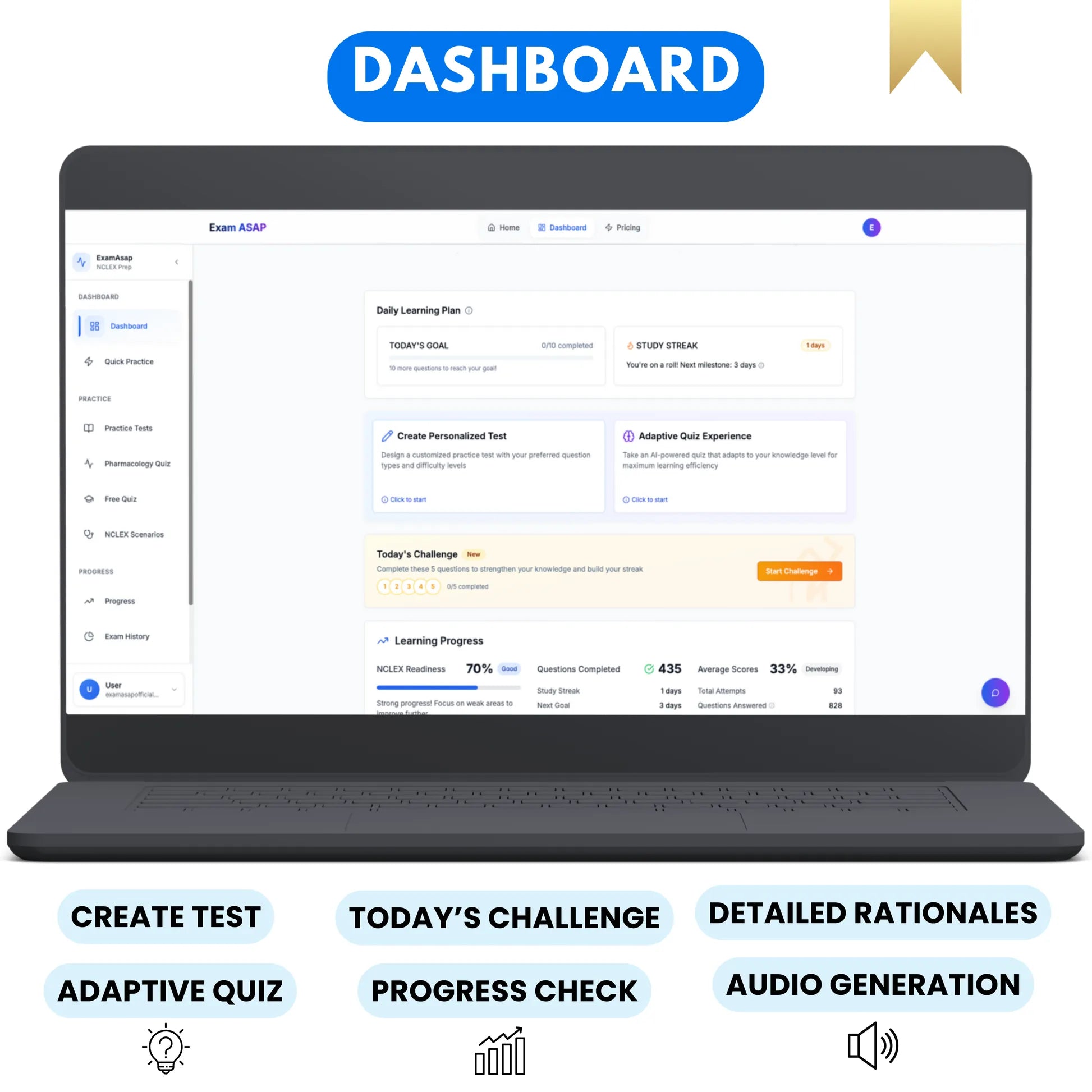 Select all that apply (SATA) practice question example - NCLEX QBank