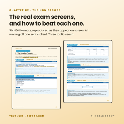NCLEX Content Review Guide 2026 | Gold Book | 20 Chapters + Quick Reference Vault | Instant PDF