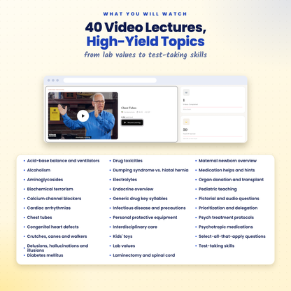 NCLEX Mega Bundle: Mark Klimek Lecture Series + Blue & Yellow Book PDF (2026)