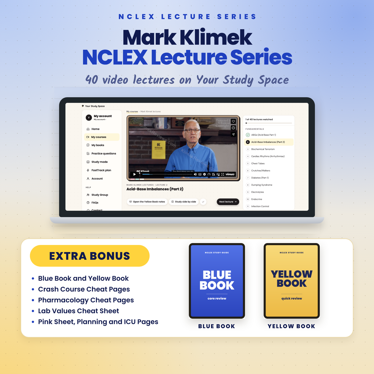Mark Klimek NCLEX Lecture Series: cover