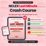 NCLEX Last Minute Crash Course: cover