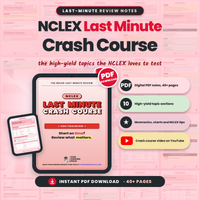 NCLEX Last Minute Crash Course: cover
