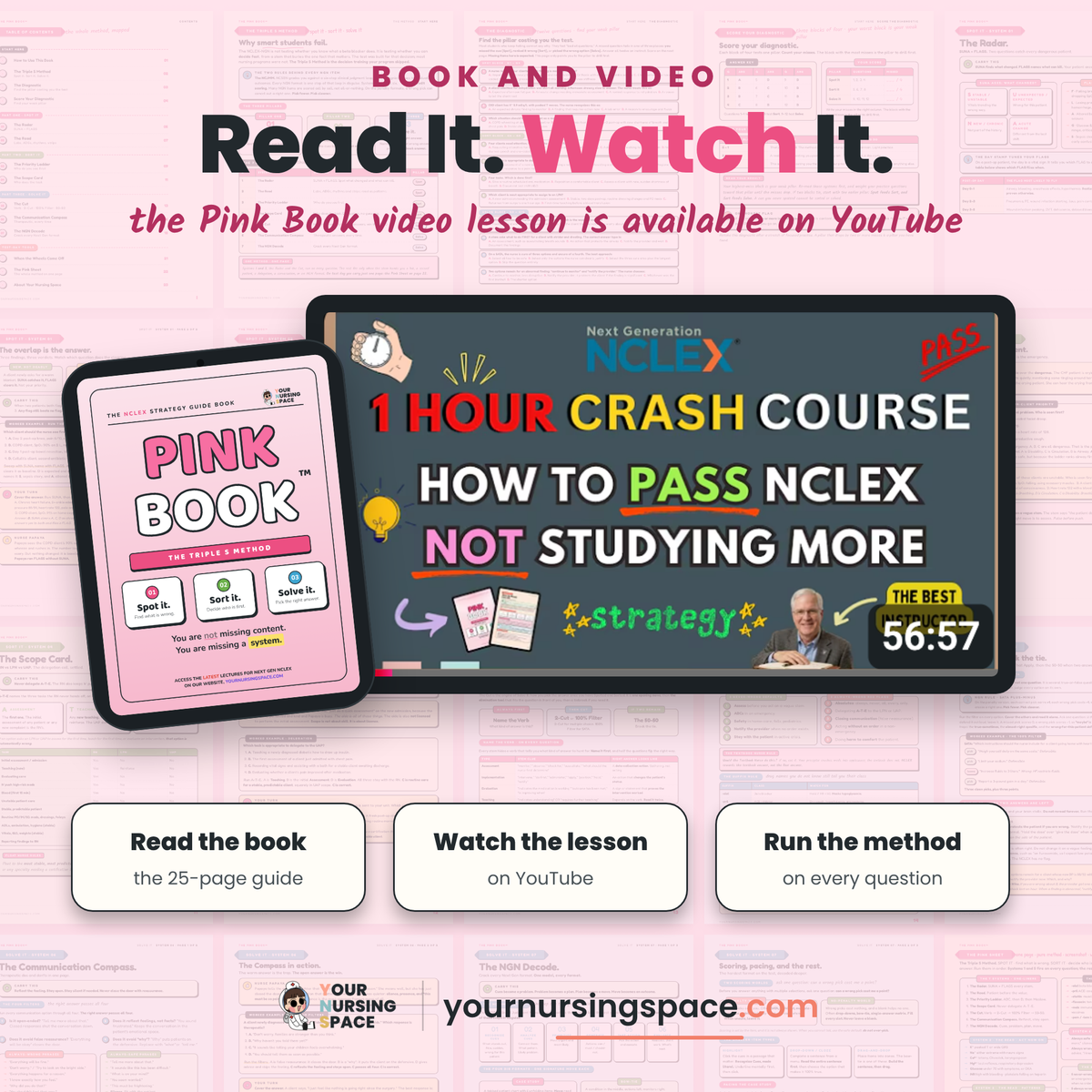 Pink Book companion video lesson on YouTube
