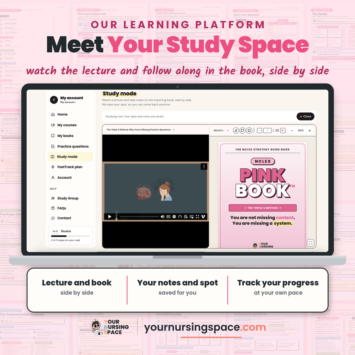 NCLEX Pink Book: your study space