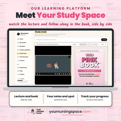 NCLEX Pink Book: your study space