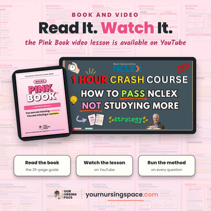 NCLEX Pink Book: read it, watch it