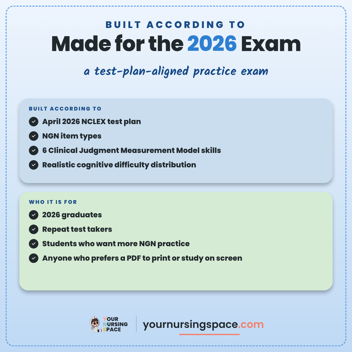 NCLEX Printable Practice Exam: 3,000 Questions (PDF, 2026)