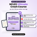NCLEX Ultimate Crash Course: Final Review Notes + Lecture Video