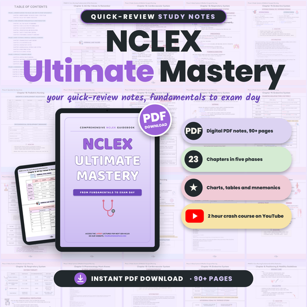 2026 NCLEX Ultimate Mastery Notes