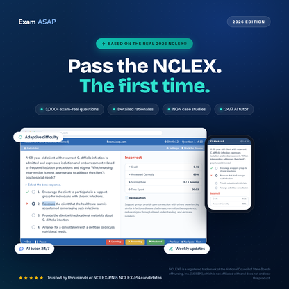 3,000+ NCLEX Question Bank (RN and PN)